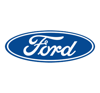 Ford blue oval logo, the automaker in the Ford Transit Trail van settlement